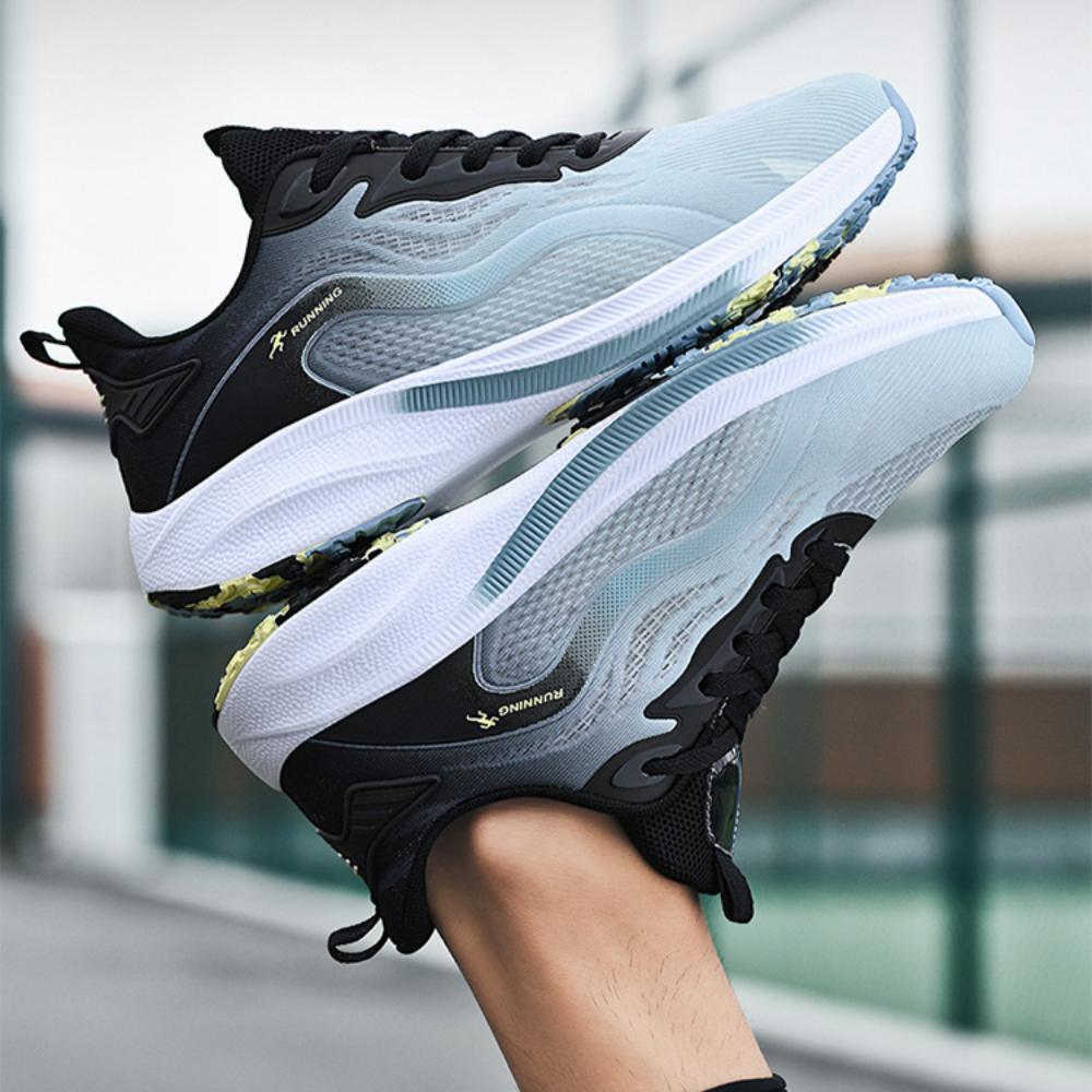 Men's Shoes Mesh Breathable Sneakers Lightweight Soft-soled Running Shoes