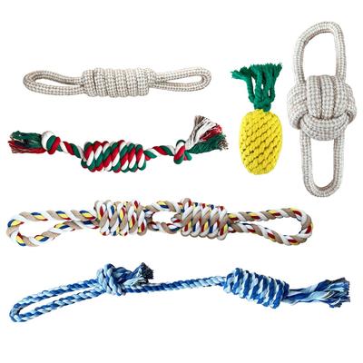 FOily TOily Hundeseil Hund Hund Kauen Haustier Stress Geeignet für Hunde von Zwerg-, Zwerg-, Zwerg-, Zwerg-, Baumwolle, Leinen, Linderung, Geschenk, Langlebig, Sauber, Klein/Mittel (einstellen