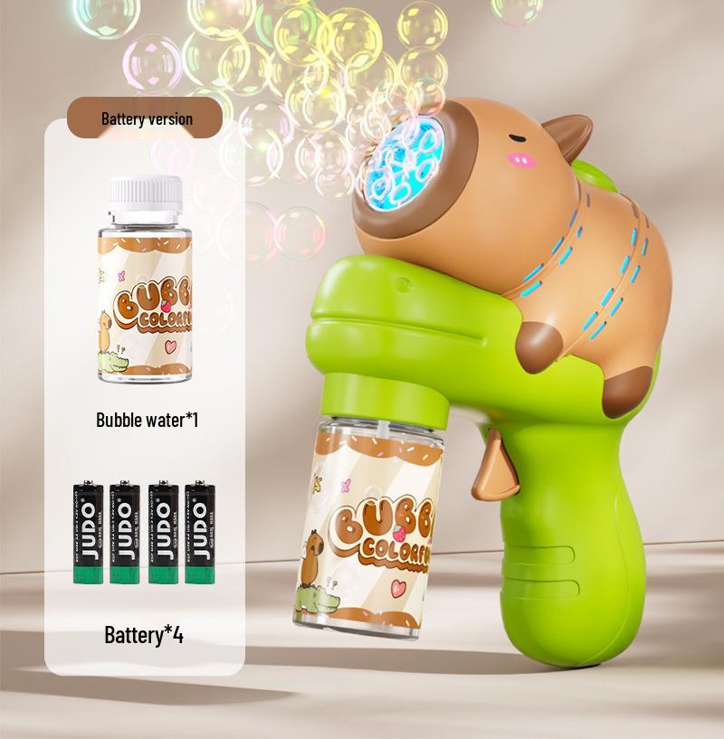 Unicorn Electric Bubble Maker: Kids' Automatic Light-Up Bubble Gun Gift