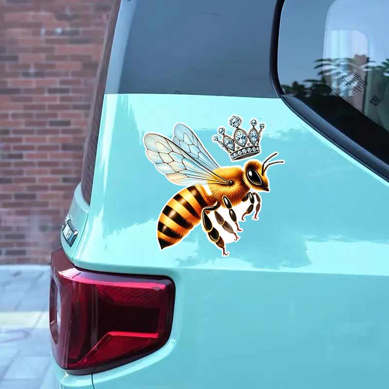 Queen Bee Car Stickers Waterproof Vinyl Decals Auto Body Window Bumper Decor Motorcycle Helmet Stickers TM290