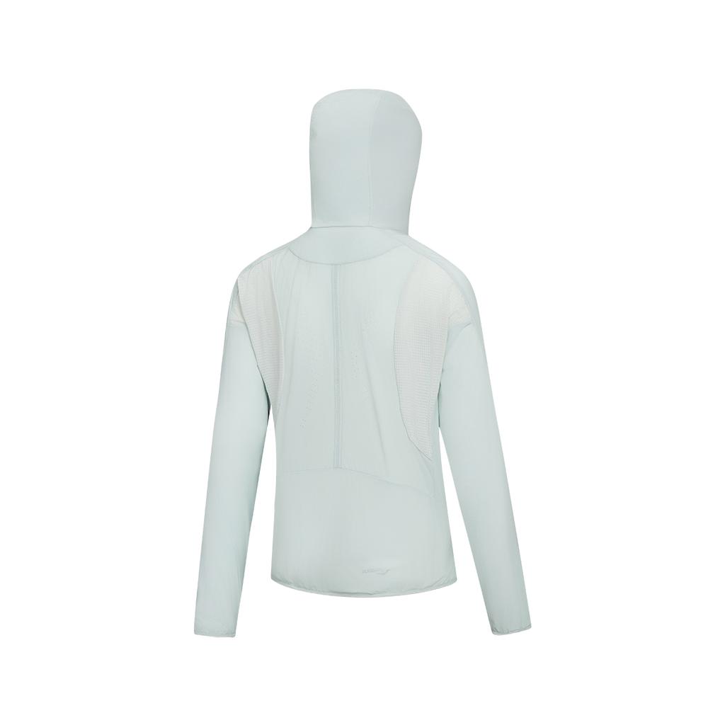 SAUCONY Hooded Zip Long Sleeve Jacket Women Jackets SA1269SC41T-BL174