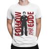 Dexter    T Shirts Men 100% Cotton Leisure T-Shirts Crew Neck Follow the Code Tees Short Sleeve Tops Summer
