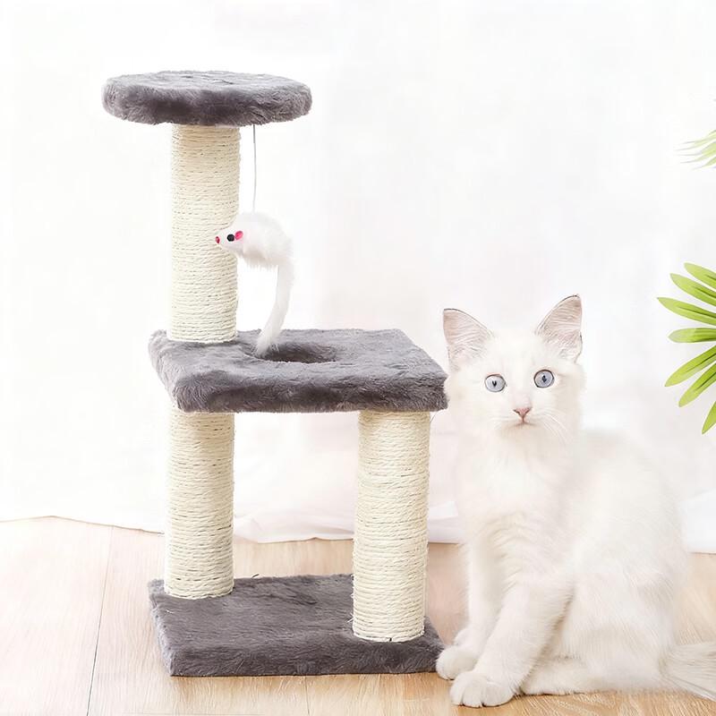 Compact Cat Scratching Post and Tree
