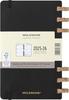 Moleskine 2026 Planner, 12-Month Spiral Diary, Large Size (13cm X 21cm), Soft Cover, Black, DSSPB12AMWH3Y26, Starting In January