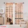 2pcs,2D plane printing Creative Curtains Blossom Friendship Polyester Woven (without rod) Decorations Inside for Bedroom &