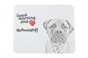 Bullmastiff - Mouse Pad with Print, Personalized Dog-themed Mouse Pad, Unique Gadget for an Office Worker by Art-Dog Brand