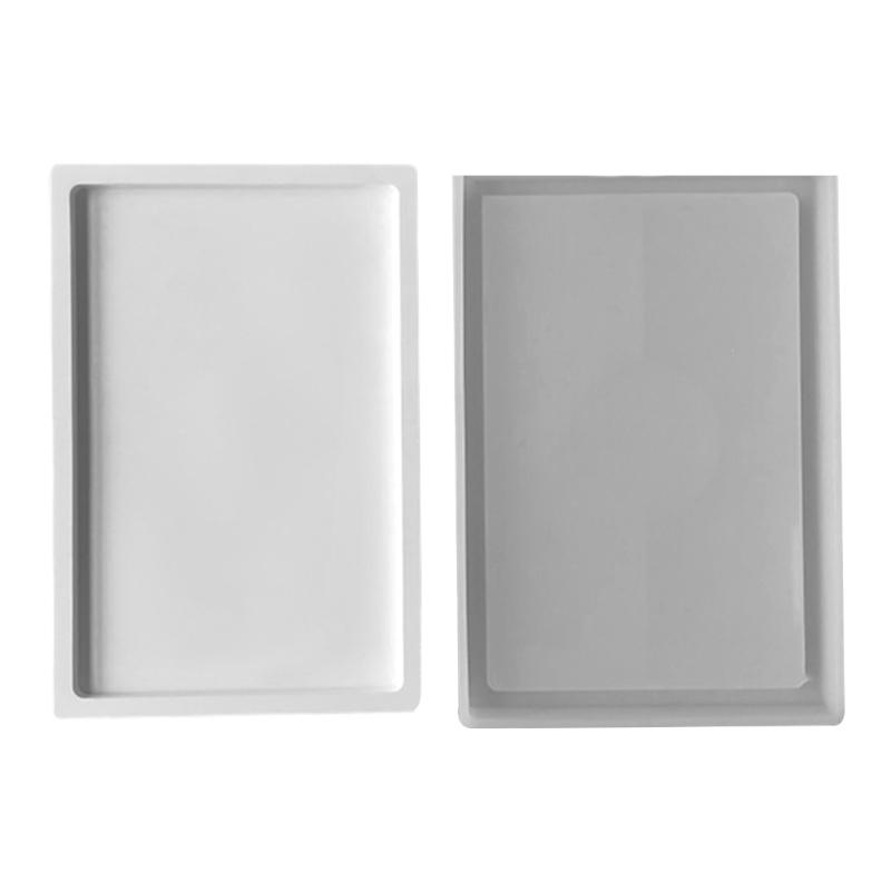 Rectangular Fruit Dish Moulds Silicone Material for DIY Hand-Making Resin Crafts