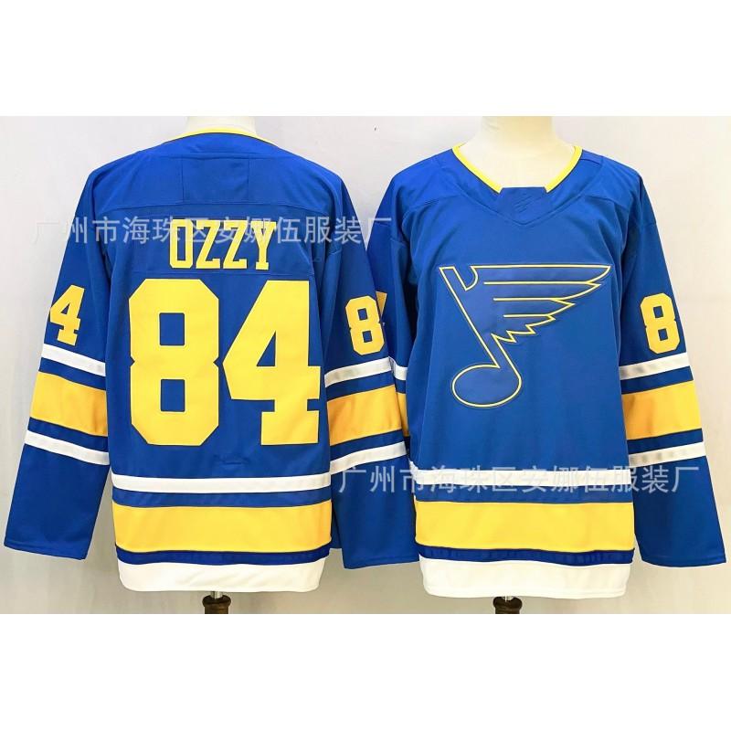 Ice Hockey Jersey Stitched Team 84 50 Blue Sports
