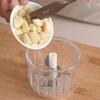 Electric Garlic Chopper Mini Food Processor for Food Meat Veggies 350ml Rechargeable Garlic Grinder for Kitchen