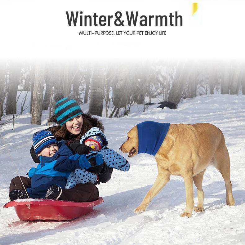 Căciuli de iarnă pentru câini cu reducere a zgomotului: Căciulă caldă rezistentă la frig și fular lavabil cu protecții pentru urechi