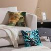 Game Genshin Xiao Cushion Cover Pillowcase Short Plush Invisible zipper Room Sofa Cushion Cover
