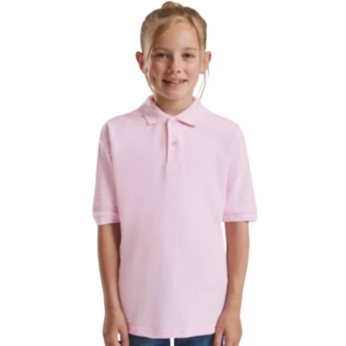 Polo enfant - Non spécifié - Lot de 3 - Manches courtes - Col polo - 100% coton