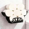 Large Capacity Wall Mount Tissue Holder - Decorative Wrought for Kitchen Bathroom