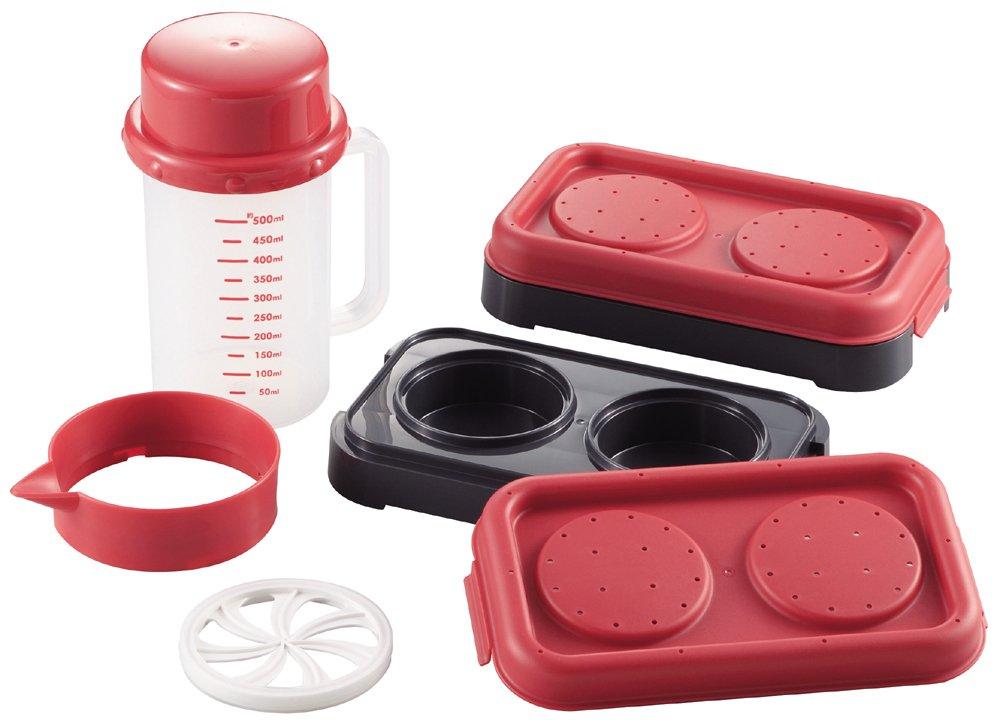

Pearl Metal Microwave Cooking Range de Imagawayaki Manufacturer Powder Shaker Set of 2 Made in Japan D-499