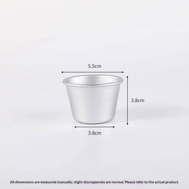 1Pc Optional Size Pastry Pudding Mold Decorating Tool Nonstick Baking Cups Metal Aluminum Pudding Mold Decorating Tool Cake Mold