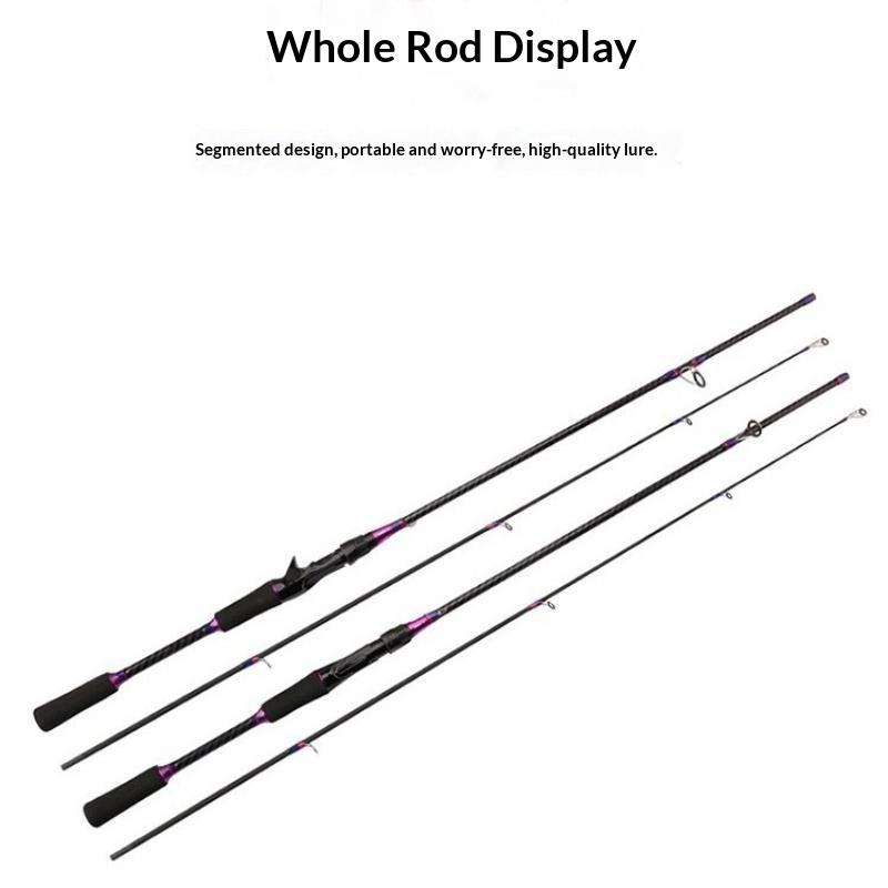 Spinning Casting Dual Use Fishing Rod 1.65m 2 Section Fiberglass Lure Tackle for Beginner and Pro Anglers