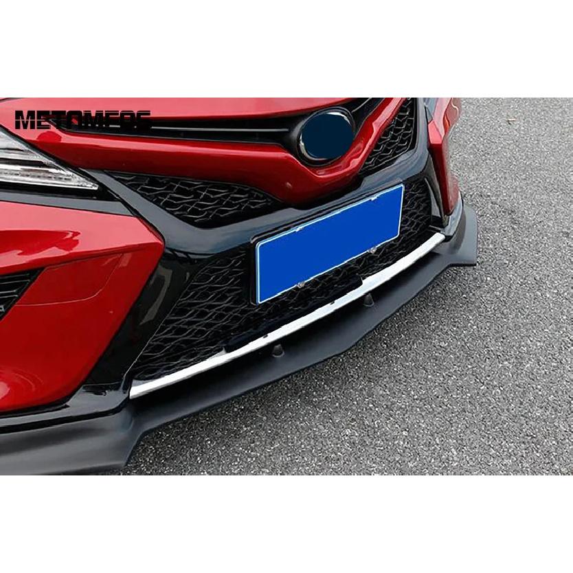 For Toyota Camry Sports SE XSE 2018-   Chrome Front Bumper Trim Body Kit Diffuser Splitter Accessories Car Styling