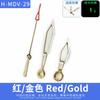 Gold pointer For Casio Marlin MDV-106 watch Green Luminous Watch Movement hour Modified MDV106 watch dial minute second hands