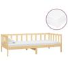 VidaXL Lit de repos avec matelas 90x200 cm Bois de pin massif 3083619