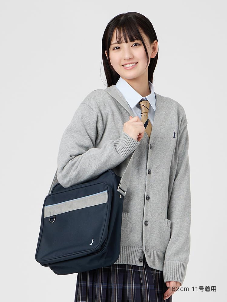 EASTBOY Shoulder Nylon Bag 209079 Navy x Sax 3 Free Size Women School Bag (585)