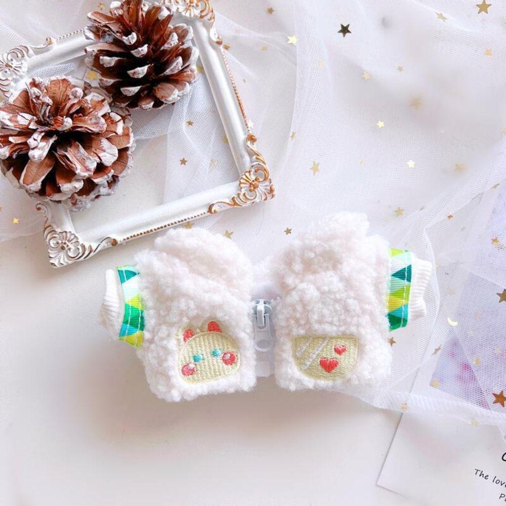 Outfit Mini Clothes Cotton Stuffed Dolls Doll Pants 20cm Doll Clothes Doll Fur Coat Doll Plush Vest