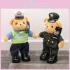 Police Bear German Shepherd Plush Toy With Collapsible Rope For Kids Gift And Collectors
