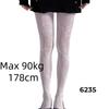 Wedding White Stockings Bridal Tights Floral Nylon Fishnet Tights White Lace Cut-Out Mesh Pantyhose For Women Y2K Plus Size