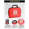 38Pcs Dog Cat First Aid Kit Emergency Care with Tick Remover Leash Pet Medical Supplies for Travel Hiking Home Essentials