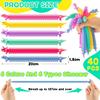 LATERN 40Pcs Fidget Stretchy Strings, 20CM Dinosaur Sensory String Toys Calming Noodles Stretchy String for Kids and Adults Against Anxiety, Fidgetin