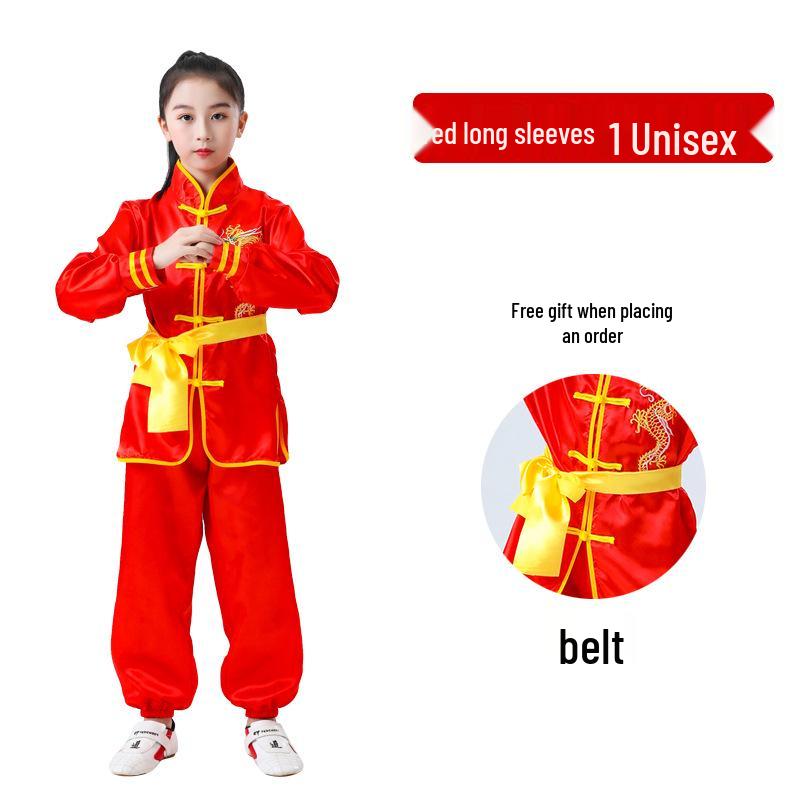 Kids' Wushu and Kung Fu Performance Uniforms: Dragon & Lion Dance, Tai Chi Costumes