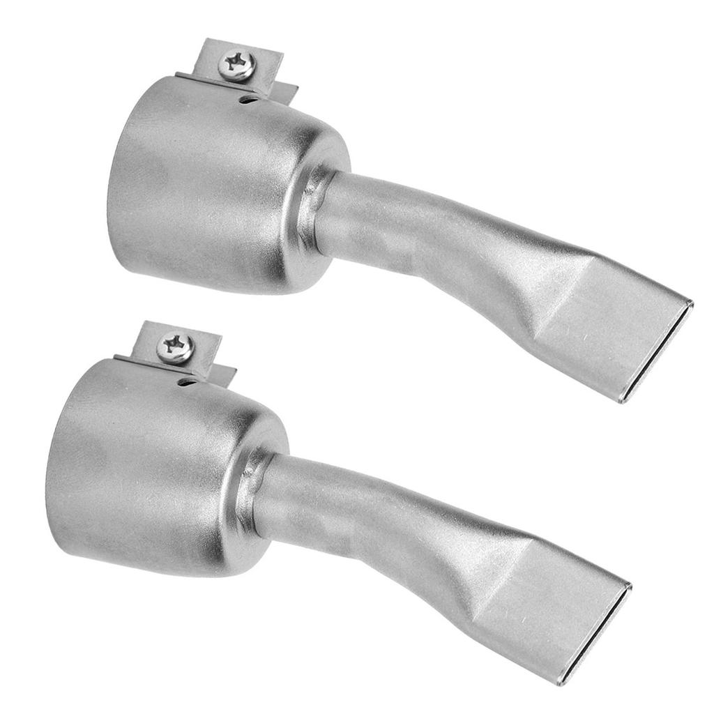 2 stk varmluftpistol sveisedyse rustfritt stål for PVC-plastplateloddetilbehør