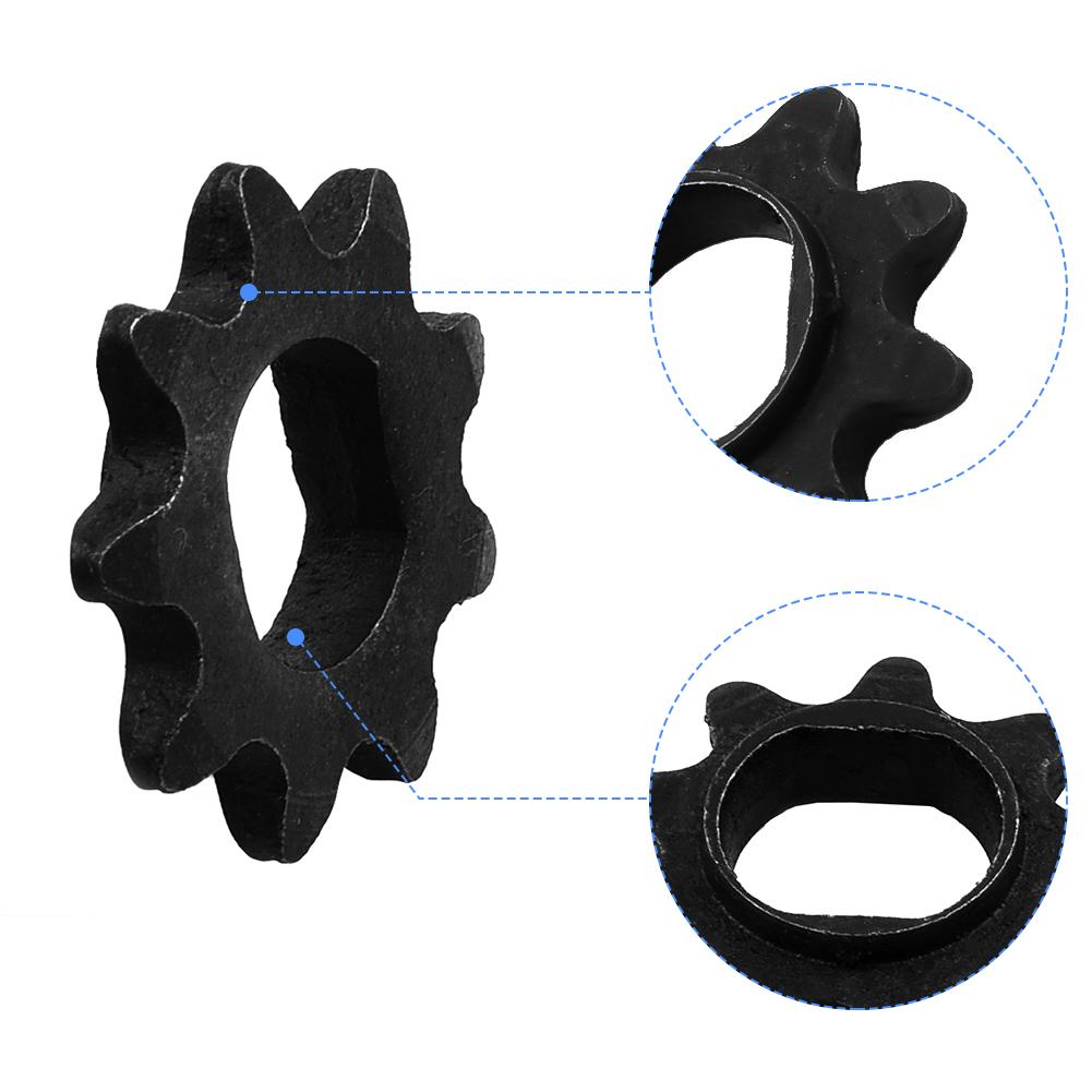 1x Electric Scooter 9T 11T 13T 25H H-Shaped Sprocket For 25H Chain Motorcycle Pinion Gear DC Motors With 10mm Inside Diameter