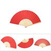Handheld Folded Craft Fans with Traditional Craftsmanship, Japanese Chinese Fans Blending Bamboo and Paper for Use as Wedding Party Favors and Home