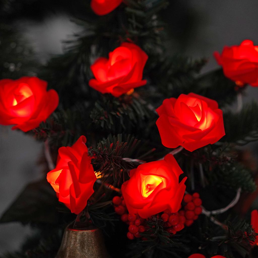 LED Girlanda Różowa Ciepła Dekoracyjna LED Girlanda Wieniec Dekoracja Sezonowa Imprezowa