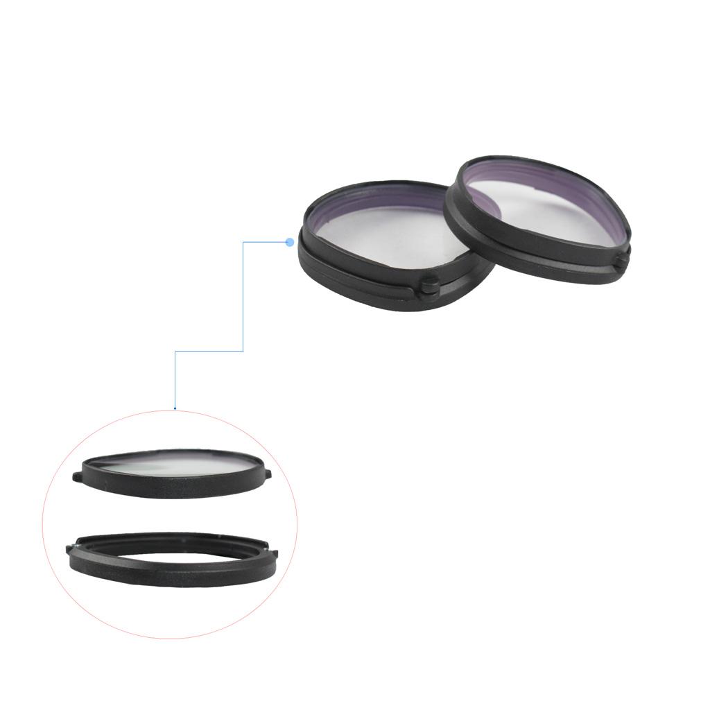 1Pair Black Eyeglass Magnetic Frame for Quest 2 VR Anti-blue Light Lens Anti-blue Glasses for Protection