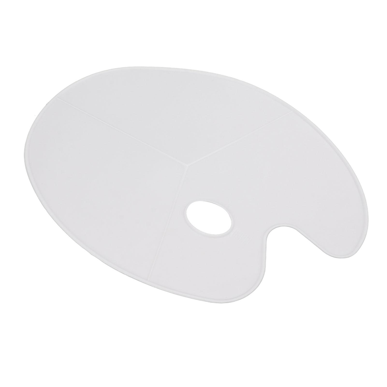 

Палитра для красок Утолщенная Большая Глянцевые Края Легкая Очистка Материал МДФ Белый Акварель