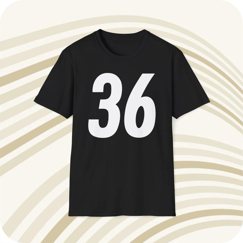 Jerome Bettis #36 Pittsburgh Steelers Jersey T Shirt - Front & Back Print