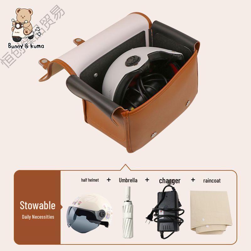 Rear Storage Bag for Electric Scooters & Bikes - Fits Yadea, Aima, Luyuan