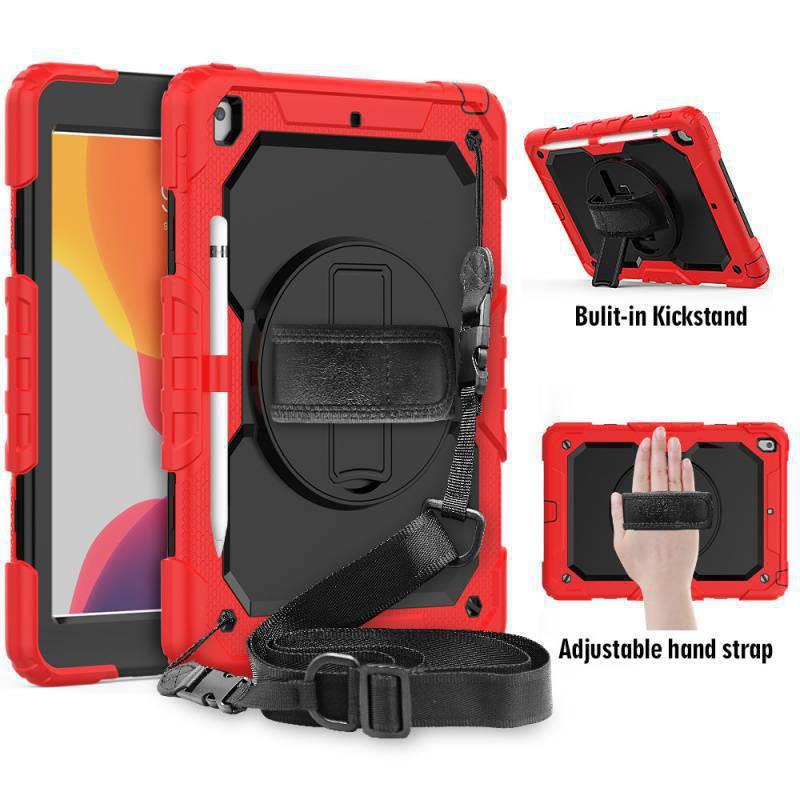 Rotating Stand Strap Case IPad 7th Gen 10.2 Inch 2019 Tablet