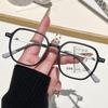 Retro Classic Square Frame Multifocal Reading Glasses Women Men Anti Blue Light Far Sight  Eyeglasses   Diopter
