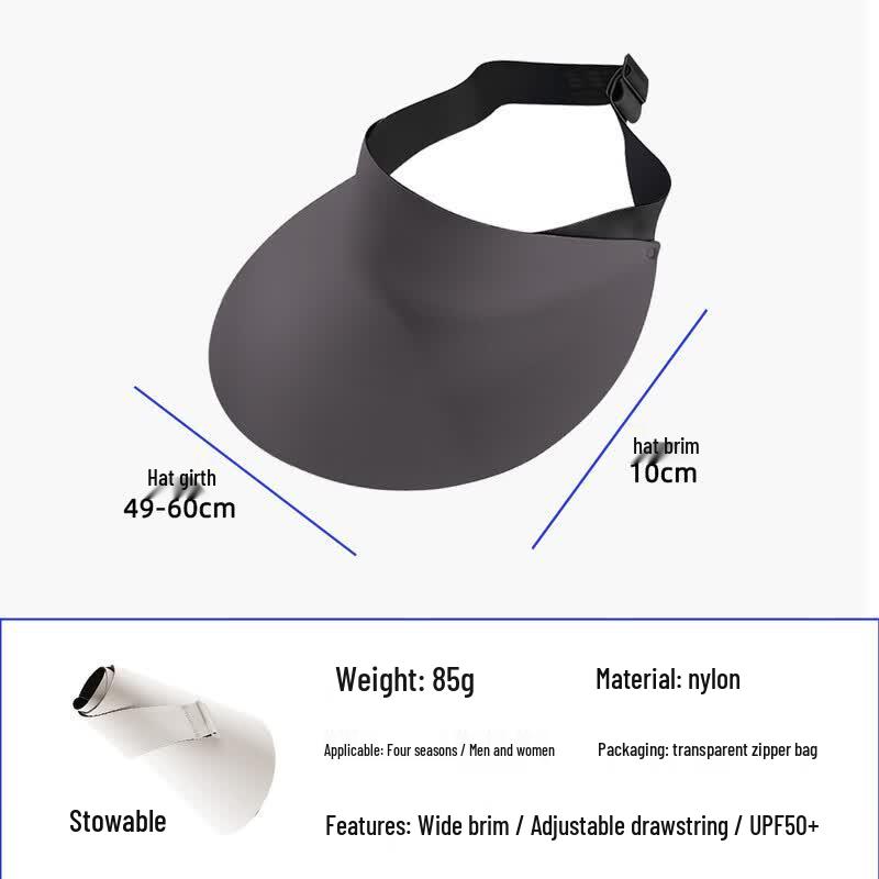 Seamless Sun Visor Hat