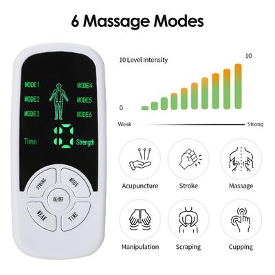 EMS Elektryczny stymulator mięśni Urządzenie Tens Unit Meridian Fizjoterapia Pulse Face Eye Abdominal Prostate Body Massager
