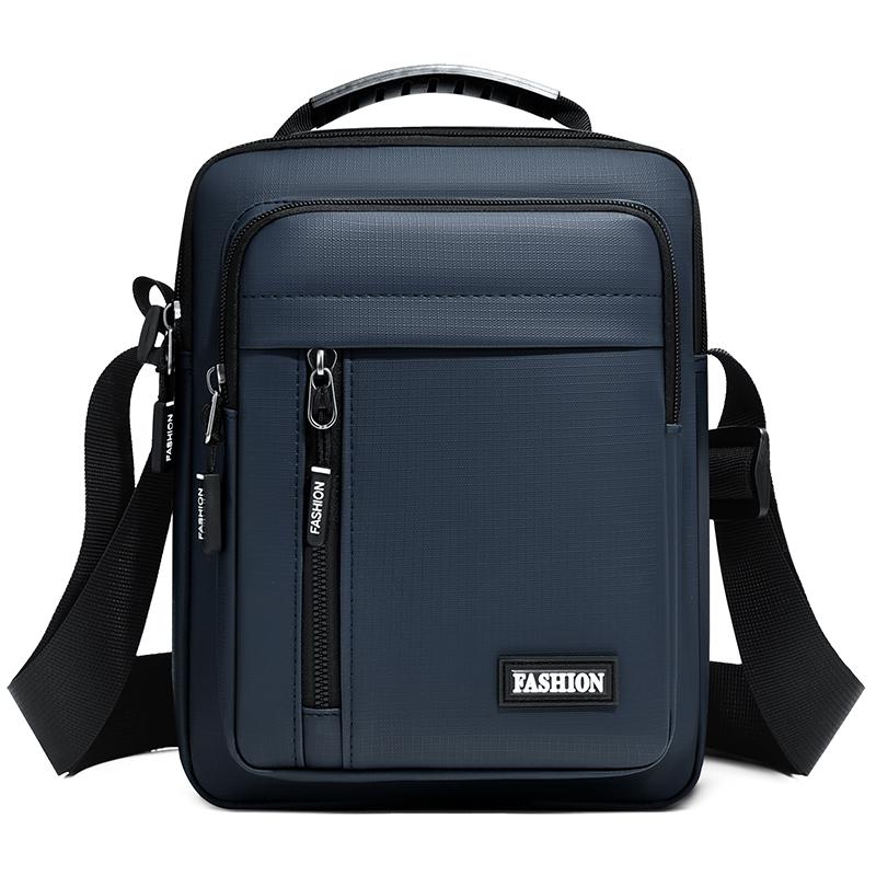 

Мужская легкая сумка-мессенджер из оксфорда - Модная повседневная наплечная сумка с элегантным дизайном синий