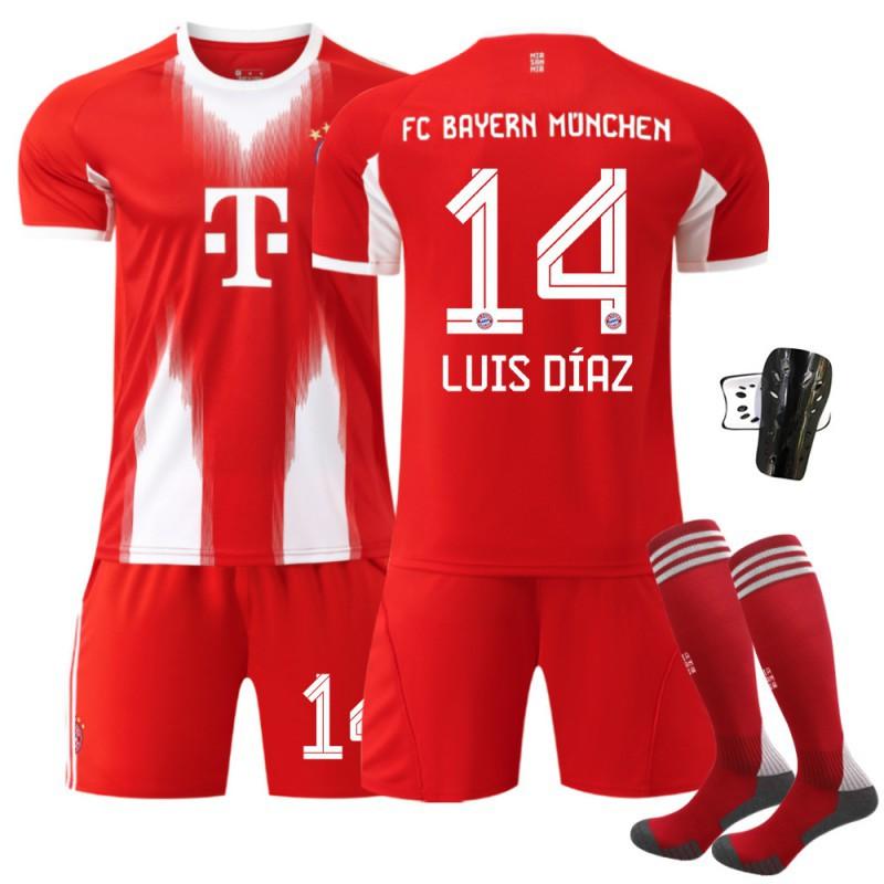 2526 Bayern Domácí 17 Ollise 6 Kimish 9 Kane 10 Musi 14 Dias Fotbalový dres Set
