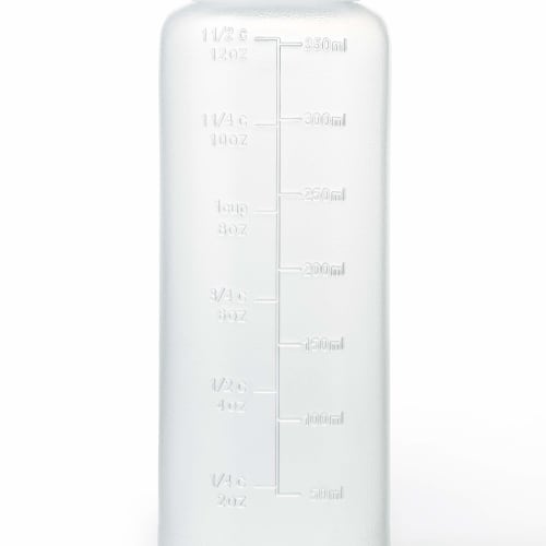 OXO Squeeze Bottle, Condiment Container, One-Hand Opening, Drip-Free, Easy Squeeze, Polyethylene, Graduated, 350ml, Medium Size