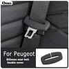 For Peugeot 2008 Interior Accessries 2/4 Piece Car Seat Belt Silicone Protective Cover Trim