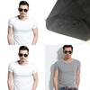 Men's Summer Casual Fashion Solid Color O-neck T-shirt With Short Sleeves