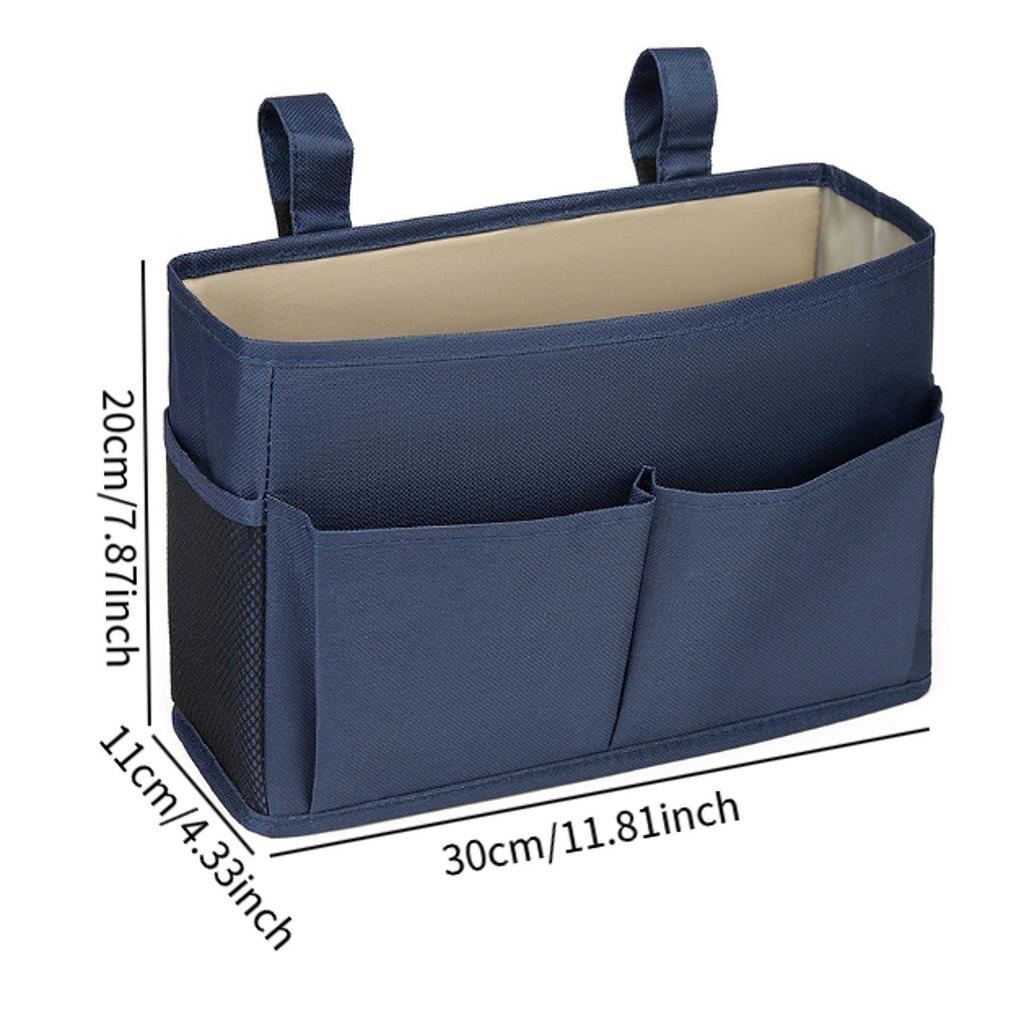 Bett Hängeaufbewahrungstasche Organizer Multifunktional mit Verstellbaren Gurten für
