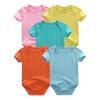 5 Teile/los Neugeborenen Baby Bodys Kurzarm Baby Kleidung Oansatz Baby Overalls