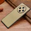 For vivo Y500 Pro 5G Case Silk-Textured PU Leather Coated PC TPU Protective Phone Back Cover